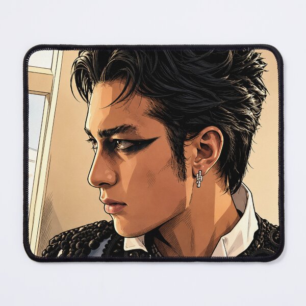Item preview, Hudson Williams from Heated Rivalry puts gala close-up (fan art) designed and sold by PopCultureAndStuff.