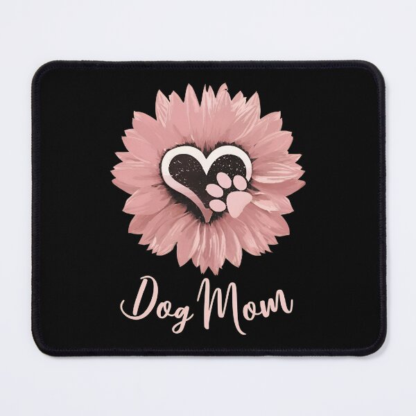Item preview, Dog mom pink sunflower paw print designed and sold by OlyvieArt.