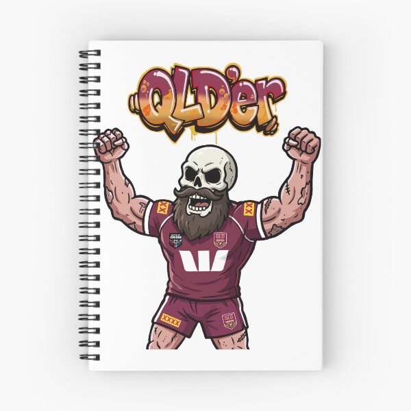 Item preview, Queenslander State of Origin designed and sold by Fake Heston’s Scribble Emporium.
