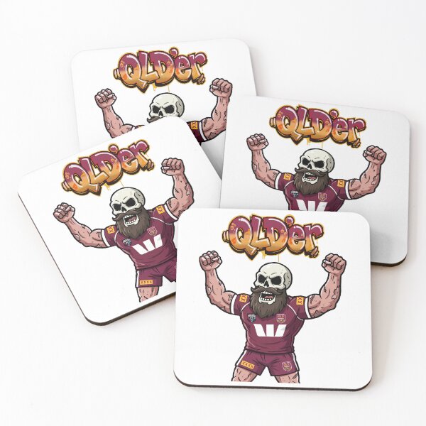 Item preview, Queenslander State of Origin designed and sold by Fake Heston’s Scribble Emporium.