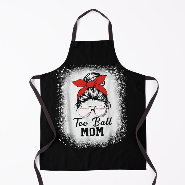 Item preview, Messy Bun Tee Ball Mom Shirt designed and sold by LashondaGreen89.