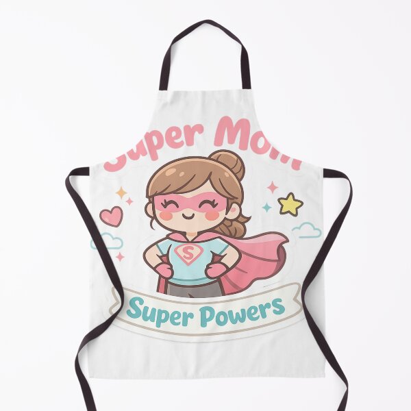 Item preview, Super Mom Sticker — Mothers Day Gift Superhero Mom Kawaii Cape Cute Mother Appreciation Decal designed and sold by CosyCush.