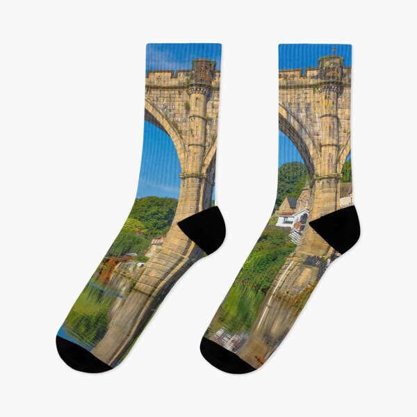 Item preview, Sunny Knaresborough Viaduct designed and sold by Alisonchambers2.