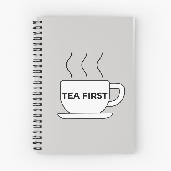 Item preview, "Tea First" Minimalist Line Art Illustration designed and sold by ZorianArt.