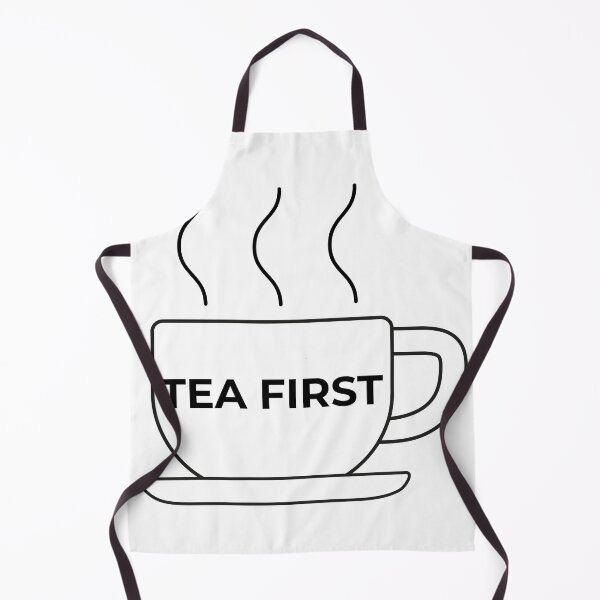 Item preview, "Tea First" Minimalist Line Art Illustration designed and sold by ZorianArt.