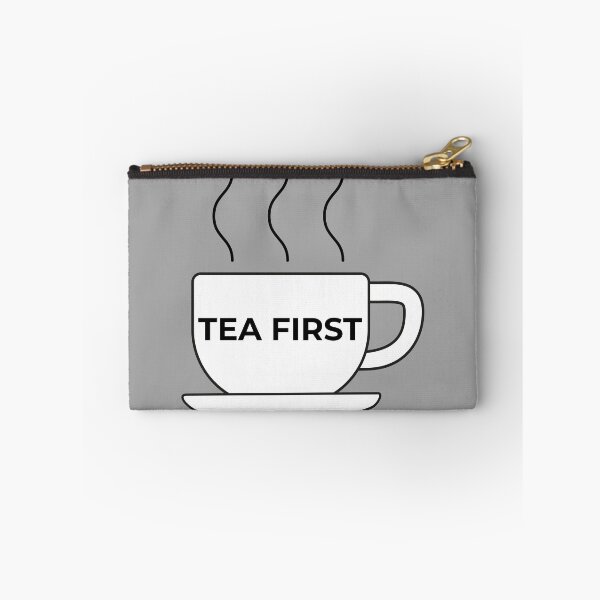 Item preview, "Tea First" Minimalist Line Art Illustration designed and sold by ZorianArt.