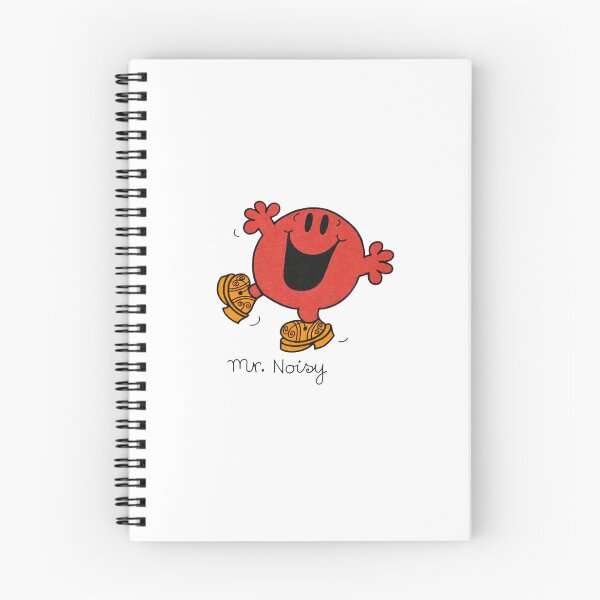 Item preview, Vintage 1994 Mr Men Mister Noisy Roger Hargreaves Children Book Series Smiley Face Graphic designed and sold by TGonlinestore.