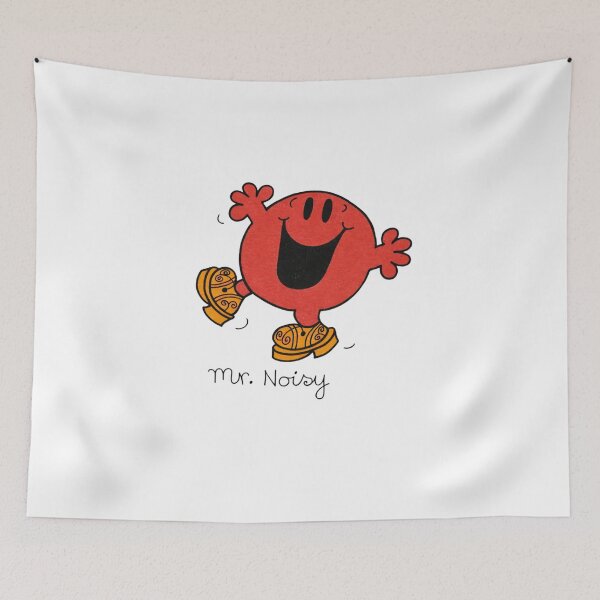 Item preview, Vintage 1994 Mr Men Mister Noisy Roger Hargreaves Children Book Series Smiley Face Graphic designed and sold by TGonlinestore.