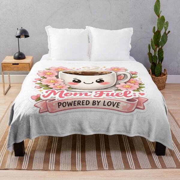 Item preview, Mom Fuel Sticker — Mothers Day Gift Coffee Lover Mom Floral Kawaii Cute Appreciation Gift for Her Decal designed and sold by CosyCush.