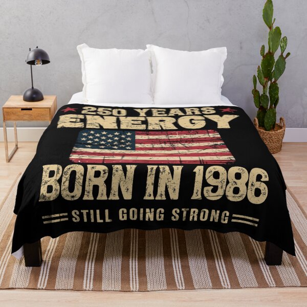 Item preview, Born in 1986 Vintage Birthday 250 Years Energy Design designed and sold by LiviuGligoros.
