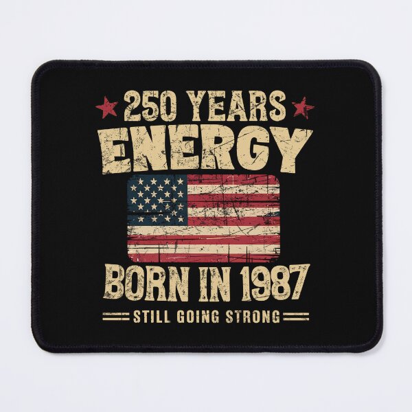 Item preview, Born in 1987 Vintage Birthday 250 Years Energy Design designed and sold by LiviuGligoros.