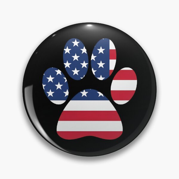 Item preview, American Flag - Dog Paw designed and sold by OlyvieArt.