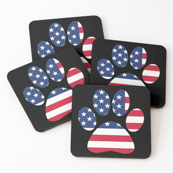 Item preview, American Flag - Dog Paw designed and sold by OlyvieArt.