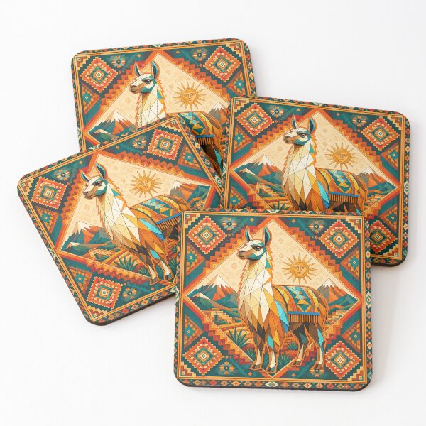 Item preview, Andean Llama of Peru and Bolivia designed and sold by PixelsTelas.