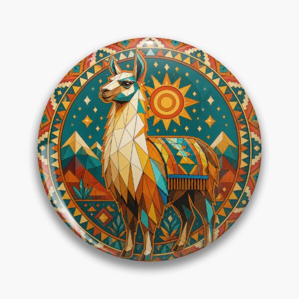 Item preview, Andean Llama of Peru and Bolivia designed and sold by PixelsTelas.