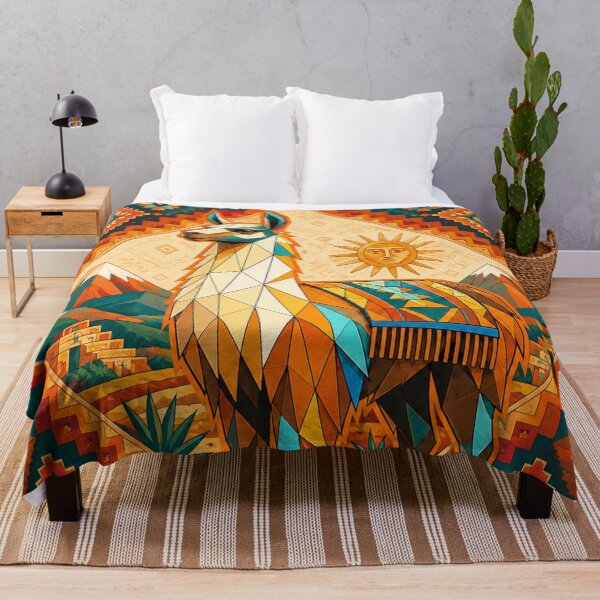 Item preview, Andean Llama of Peru and Bolivia designed and sold by PixelsTelas.