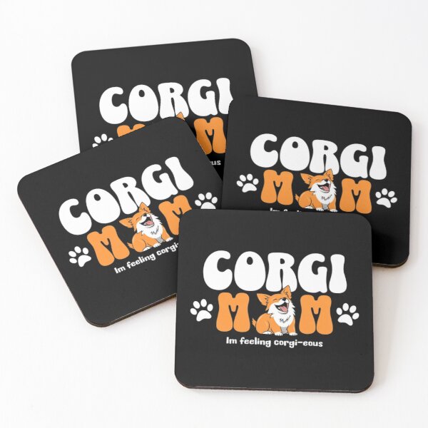 Item preview, Corgi Mom – Feeling Corgi-eous Dog Lover Art designed and sold by GenZFashion000.