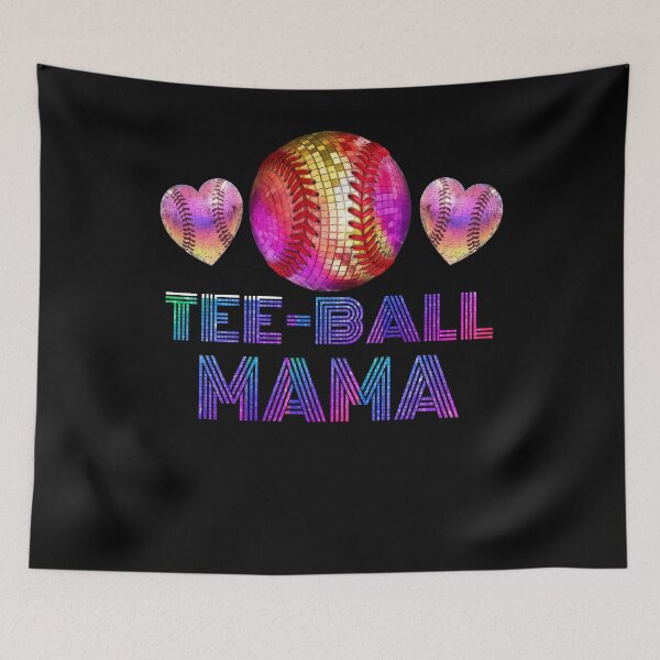 Item preview, Camiseta de béisbol Disco Tee Ball Mama designed and sold by LashondaGreen89.