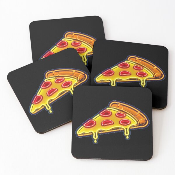 Item preview,  Cheesy Neon Pizza Slice designed and sold by Maclaw200d.