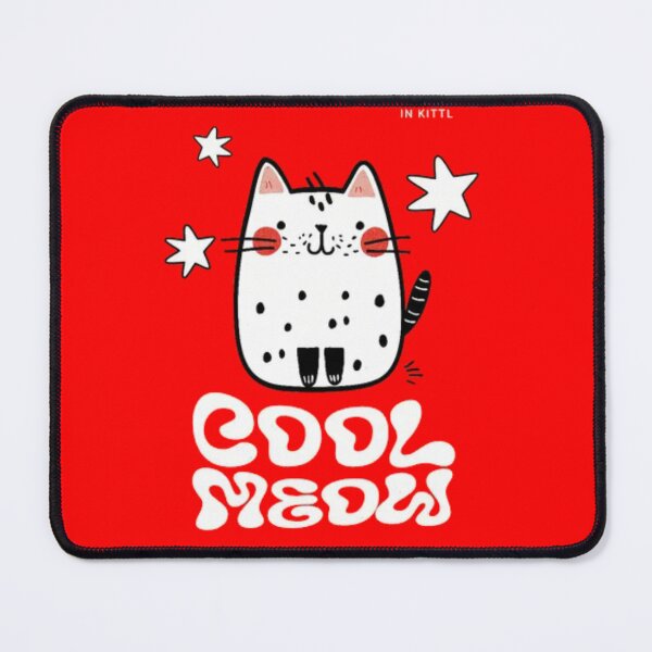 Item preview, Cool Meow – Cute White Spotted Cat Illustration designed and sold by GenZFashion000.
