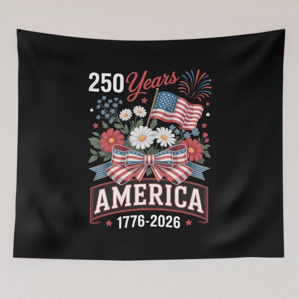 Item preview, 250 Years America Floral Women 1776-2026 250th Anniversary designed and sold by TyraYoung.