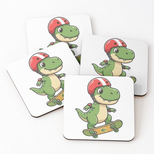 Item preview, Baby T-Rex Skater - Fun Skating Dinosaur for Kids designed and sold by Jkallenm.