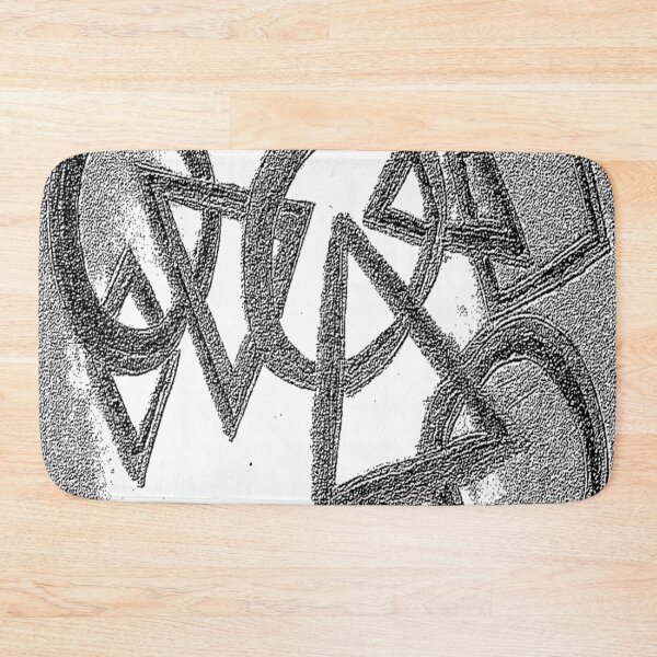 Item preview, Disorder By Design Engraving black and white geometric abstract design designed and sold by SmashingDeals.