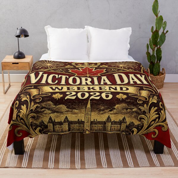 Item preview, Victoria Day Weekend 2026 – Vintage Canadian Holiday Design | Canada Summer Gift designed and sold by irfanshikh.