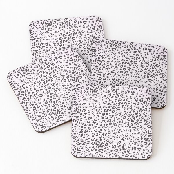 Item preview, white leopard print designed and sold by Your-Muse-Shop.