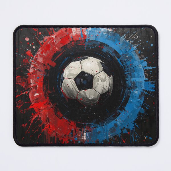 Item preview, Abstract Soccer Energy – Modern Football Art Design designed and sold by Pigmentra.