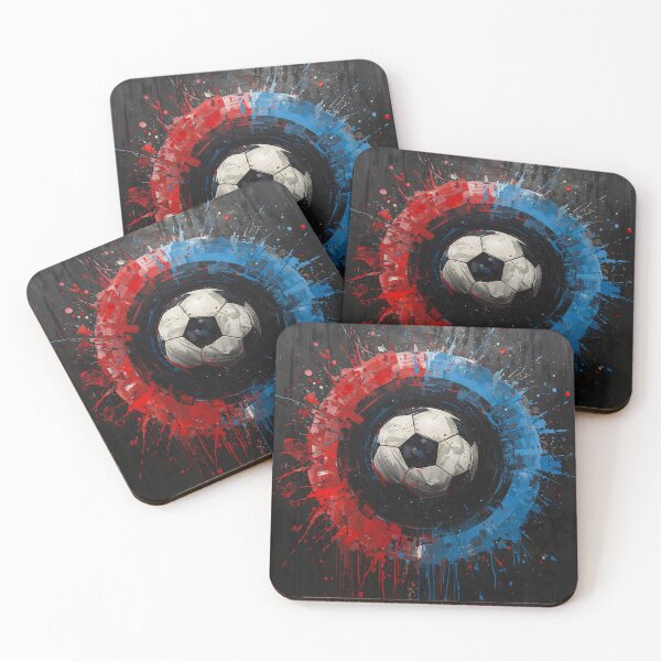 Item preview, Abstract Soccer Energy – Modern Football Art Design designed and sold by Pigmentra.