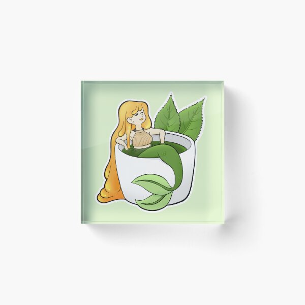 Item preview, Green Tea Matcha Mermaid designed and sold by Stale-Cupcake-Scribbles.