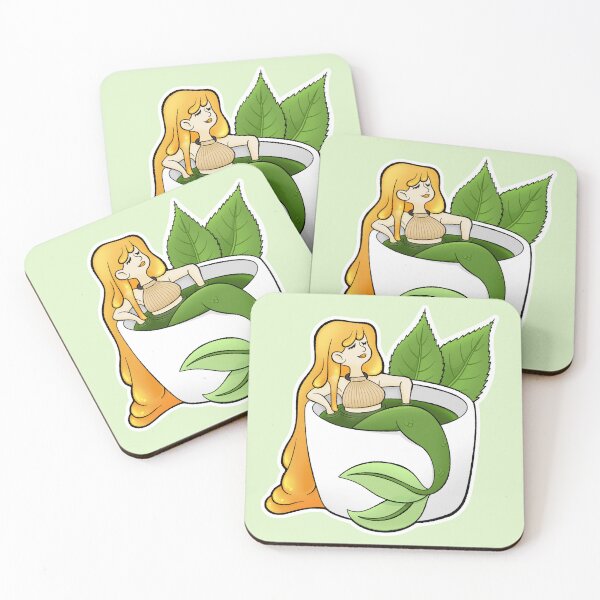 Item preview, Green Tea Matcha Mermaid designed and sold by Stale-Cupcake-Scribbles.
