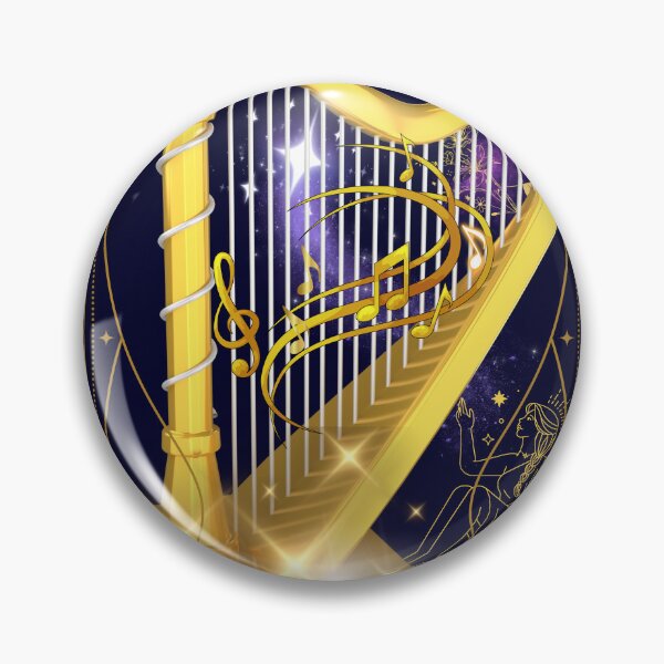 Item preview, Life is Music - Celestial Harp Tarot Card designed and sold by Diseño que alegran tu día.