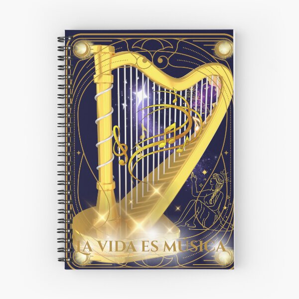 Item preview, Life is Music - Celestial Harp Tarot Card designed and sold by Diseño que alegran tu día.