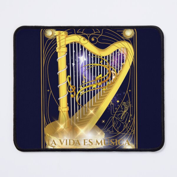 Item preview, Life is Music - Celestial Harp Tarot Card designed and sold by Diseño que alegran tu día.