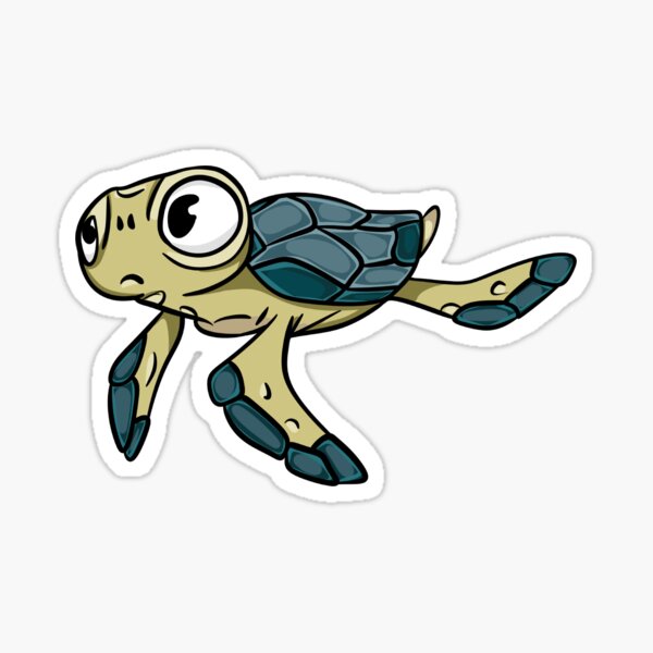 Item preview, Cute Kawaii Baby Sea Turtle Swimming Illustration designed and sold by LYAN-STORE.