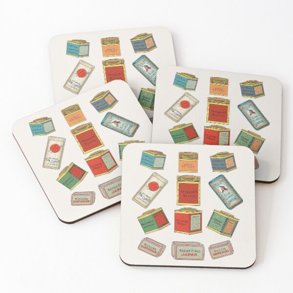 Item preview, Tea - Vintage Tea Trade Composition – Antique Packaging Collage designed and sold by BestVarieties.