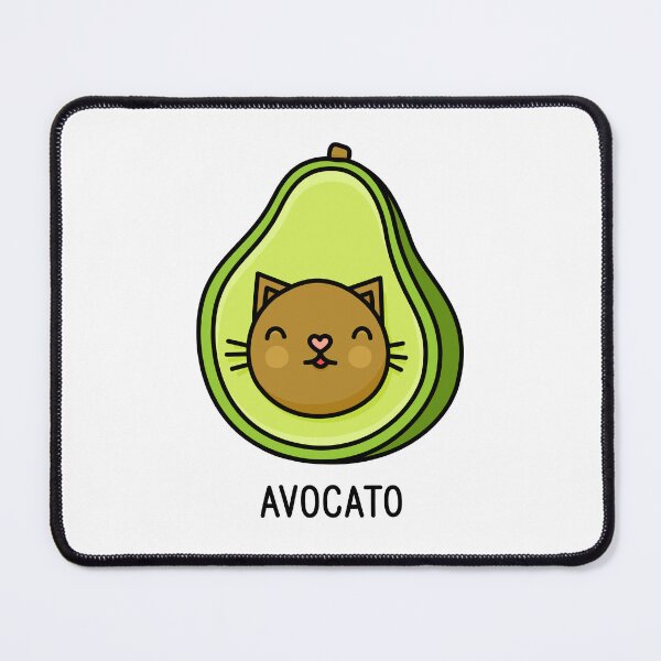 Item preview, Avocato Cute Cat Avocado | Funny Kawaii Food Design designed and sold by Plant Cult.