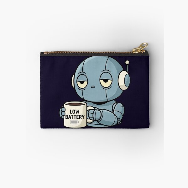 Item preview, Tired Robot with Low Battery Mug designed and sold by ChaosNest.