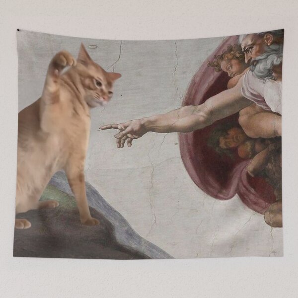 Item preview, Poster Purrfect Creation - And God Created Cats 2026 designed and sold by ColemanOlmos.