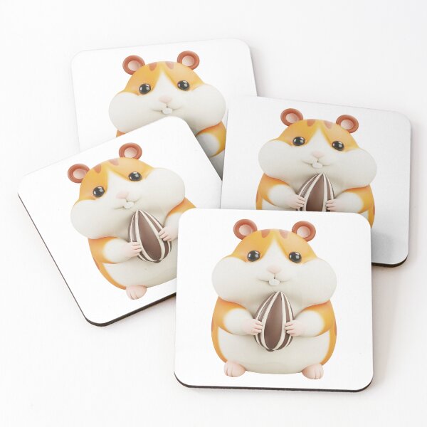 Item preview, 3D  Hamster Sticker designed and sold by KrisGraphic45.