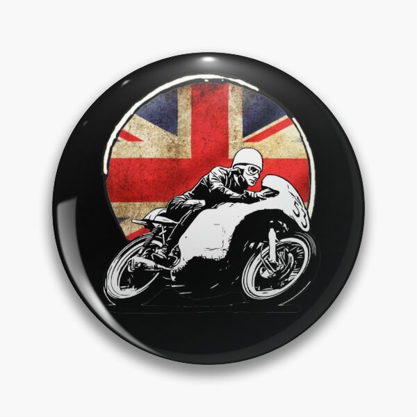 Item preview, British Vintage Motorcycle Union Jack designed and sold by StencilMenace.