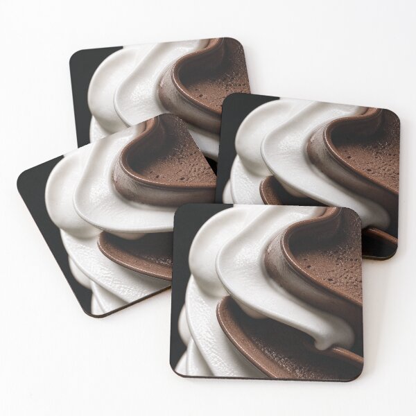Item preview, Luxury Cream Flow Abstract Dark Chocolate Texture Aesthetic designed and sold by BengBenz.