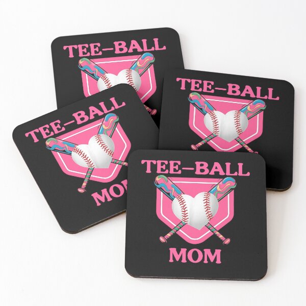 Item preview, Pink Tee Ball Mom Baseball Shirt designed and sold by LashondaGreen89.