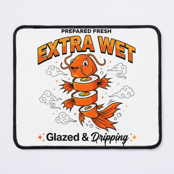 Item preview, Extra Wet Glazed And Dripping Fresh Sushi Roll designed and sold by P2P-paotopao.