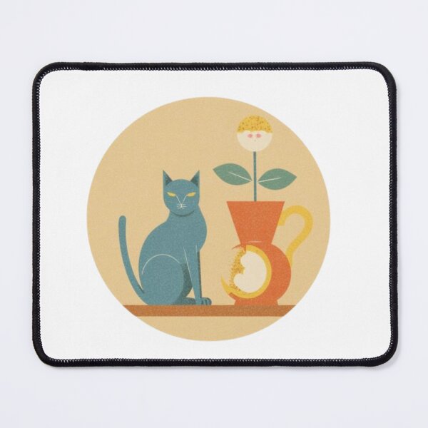 Item preview, Cute Mid Century Modern Cat Minimal Design designed and sold by mellow-koko.