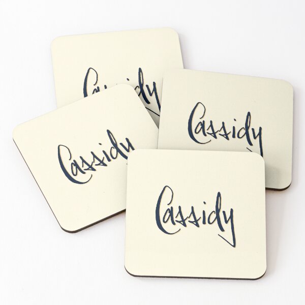 Item preview, CASSIDY personalized type design designed and sold by CharlottePlaceArt.