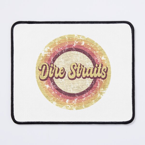 Item preview, Circle Vintage Dire Straits Musician Band Rock designed and sold by dal-koz-ar.