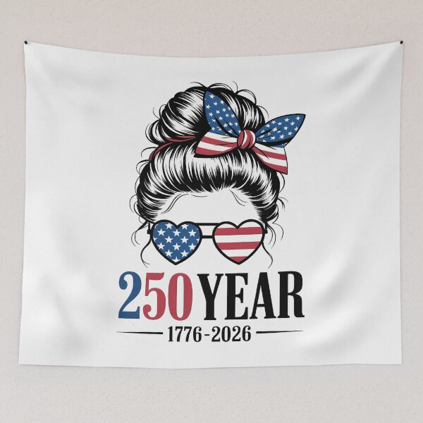 Item preview, 250 Years American 250th Anniversary USA 4th July designed and sold by TyraYoung.
